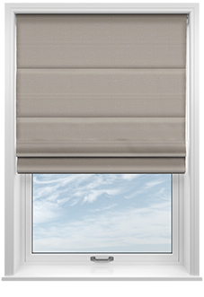 Loxley, Fibre Brown - Roman Blind